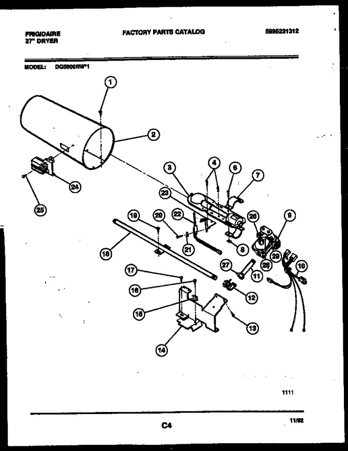 Diagram for DG5800RW1