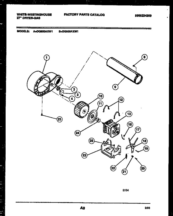 Diagram for DG800AXD1