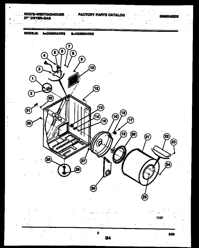 Diagram for DG800AXW2