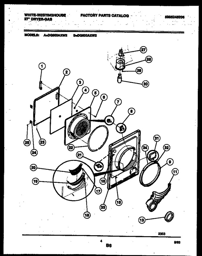 Diagram for DG600AXD2