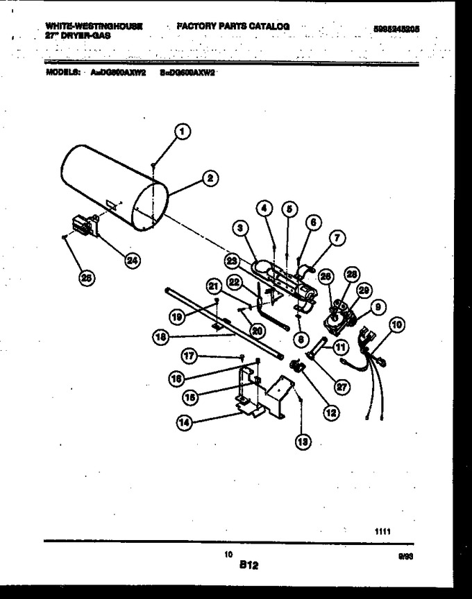 Diagram for DG800AXW2