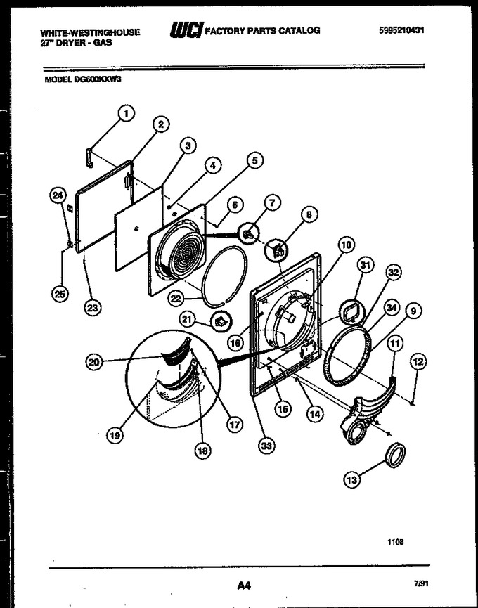 Diagram for DG600KXW3