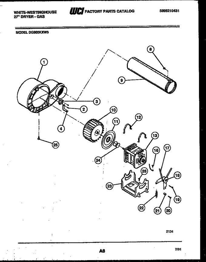 Diagram for DG600KXW3