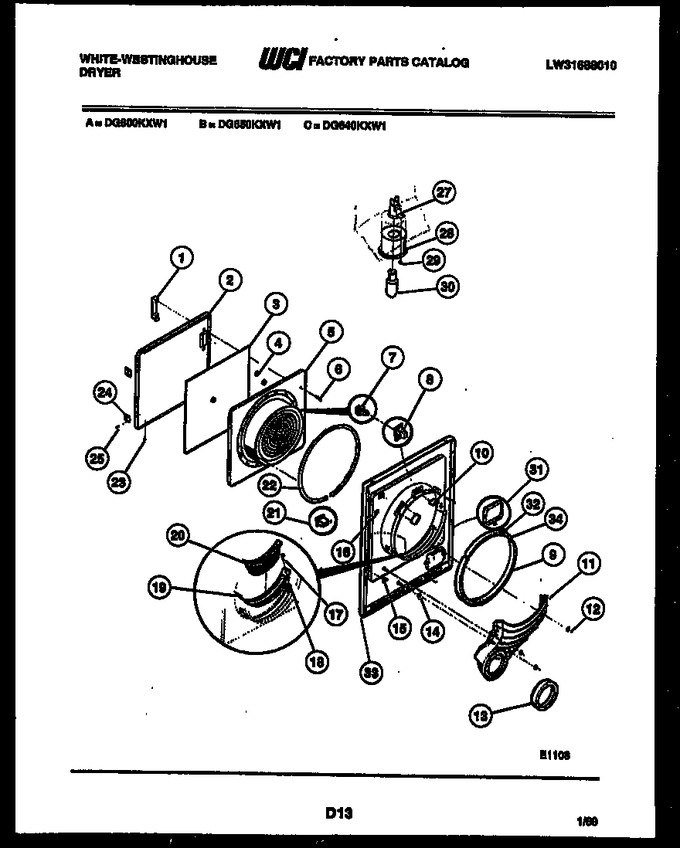 Diagram for DG800KXD1