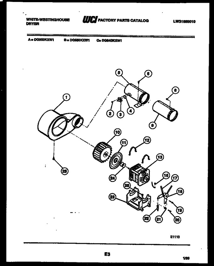 Diagram for DG640KXD1