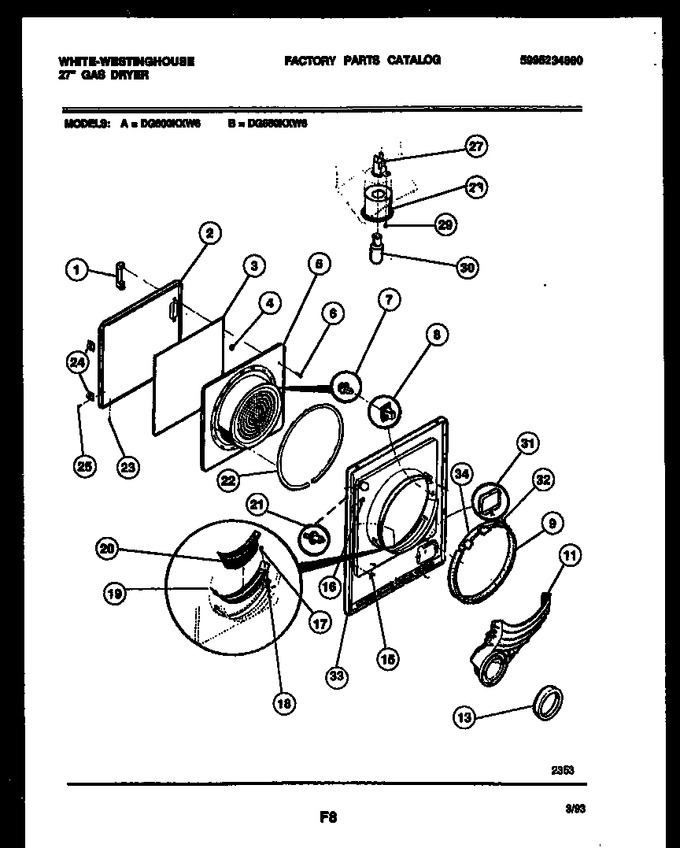 Diagram for DG800KXW6