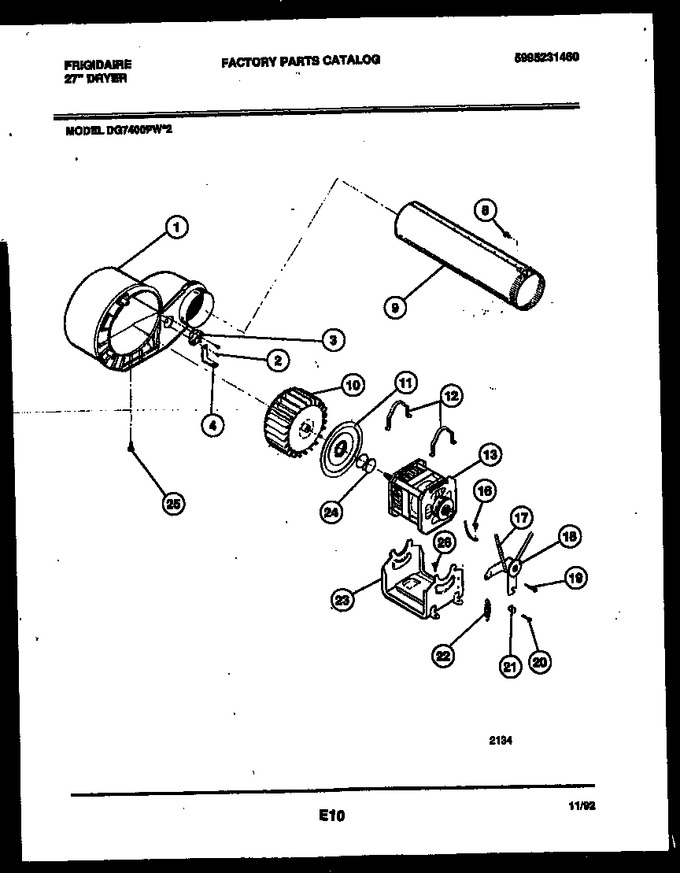 Diagram for DG7400PW2