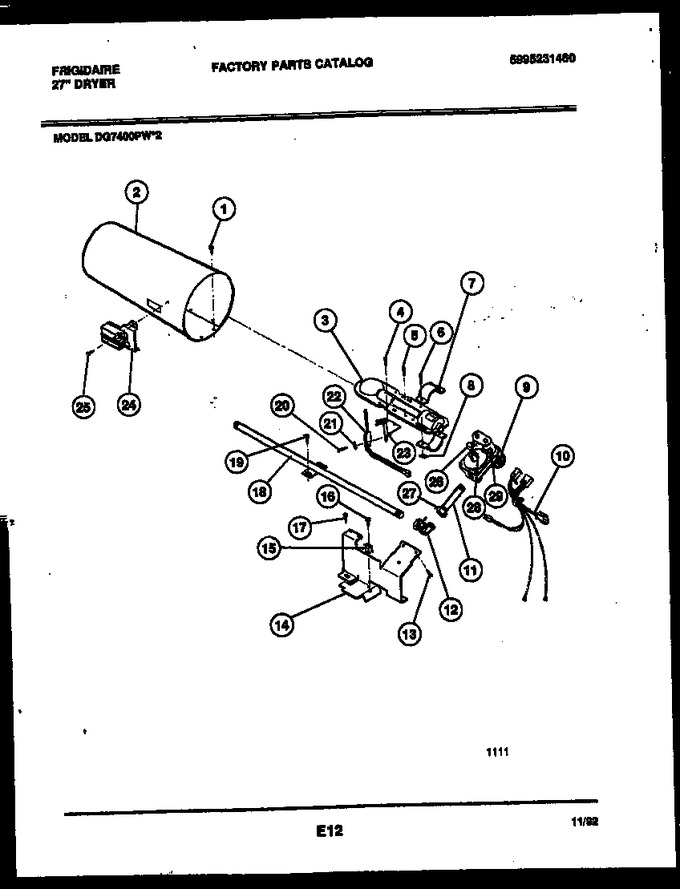 Diagram for DG7400PW2