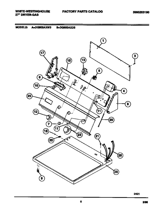 Diagram for DG800AXD3