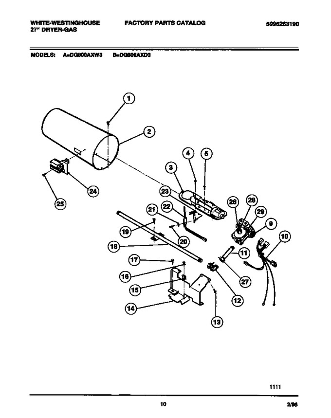 Diagram for DG800AXW3