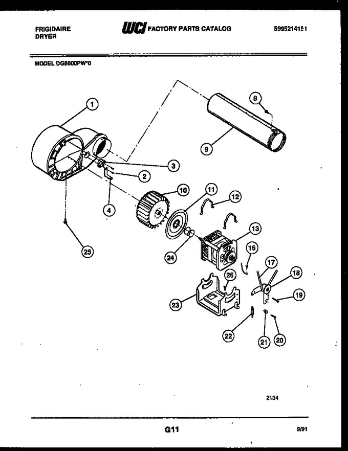 Diagram for DG8600PW0