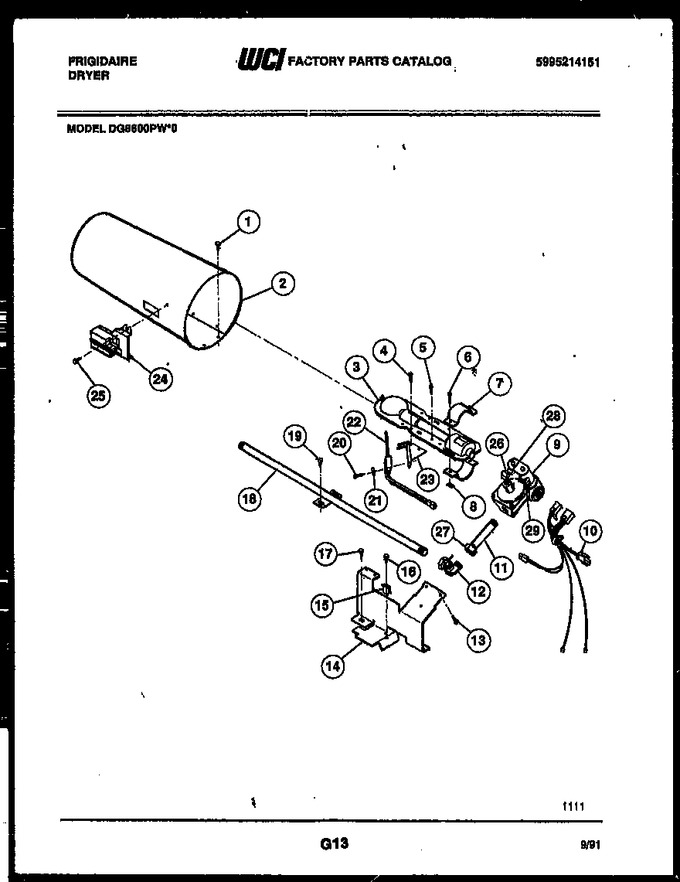 Diagram for DG8600PW0