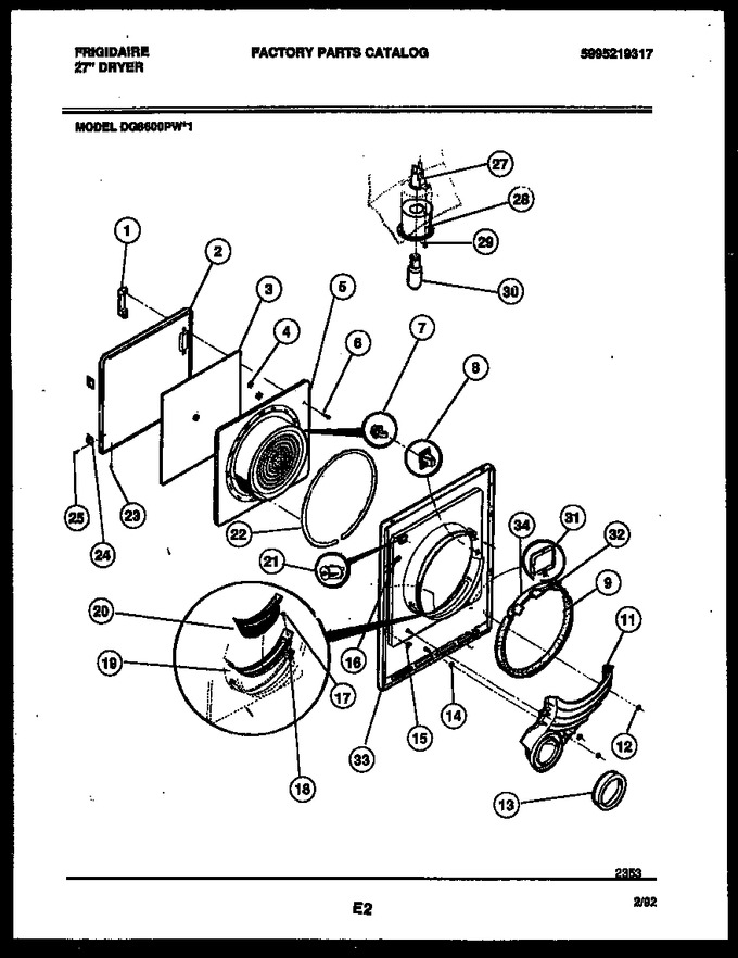 Diagram for DG8600PW1