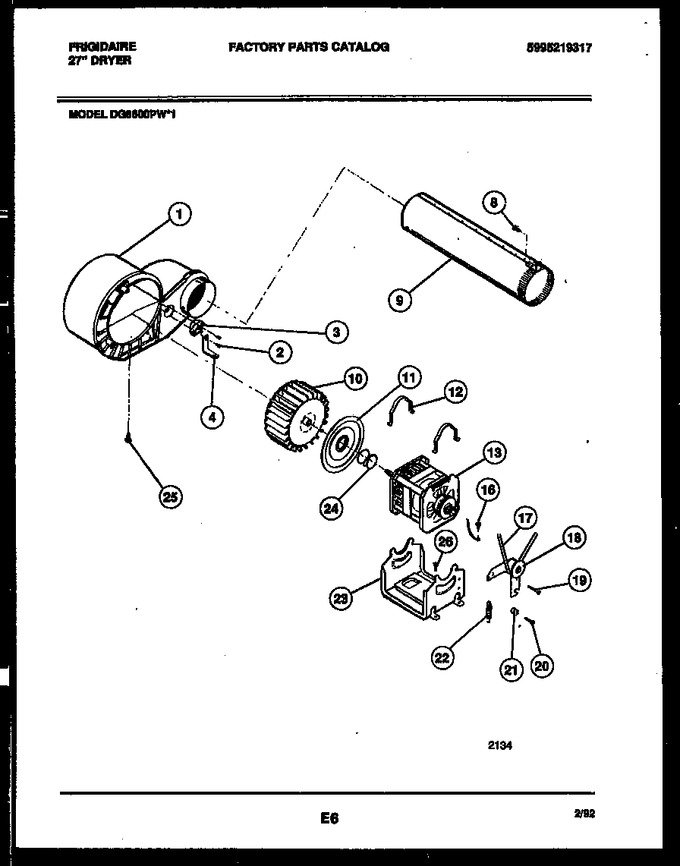 Diagram for DG8600PW1