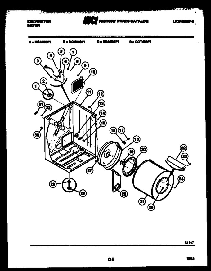 Diagram for DGA500F1D