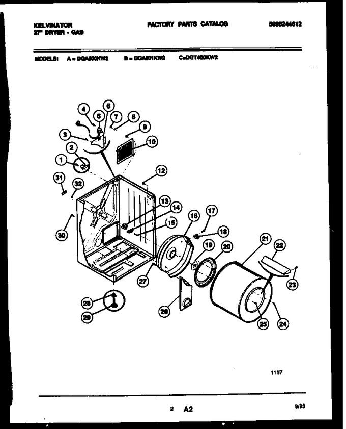 Diagram for DGA500KW2