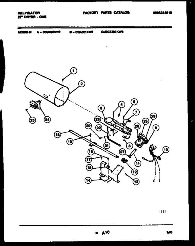 Diagram for DGA500KD2