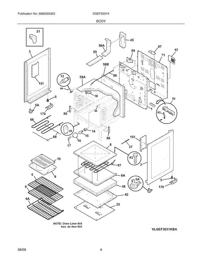 Diagram for DGEF3031KBA