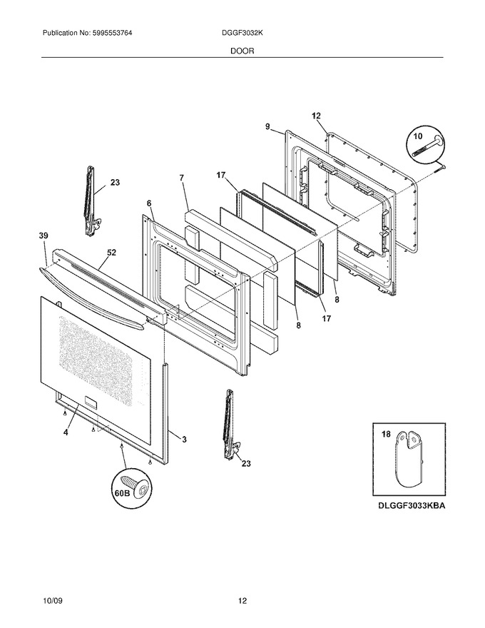 Diagram for DGGF3032KBB