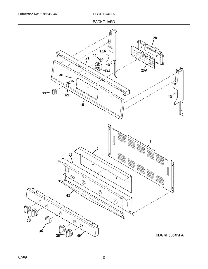 Diagram for DGGF3054KFA