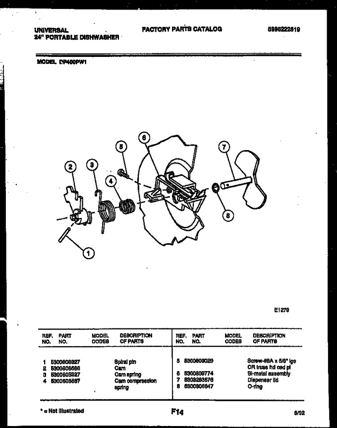 Diagram for DP400PW1