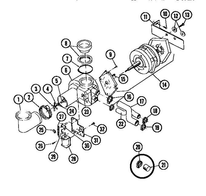 Diagram for DW1100DW2