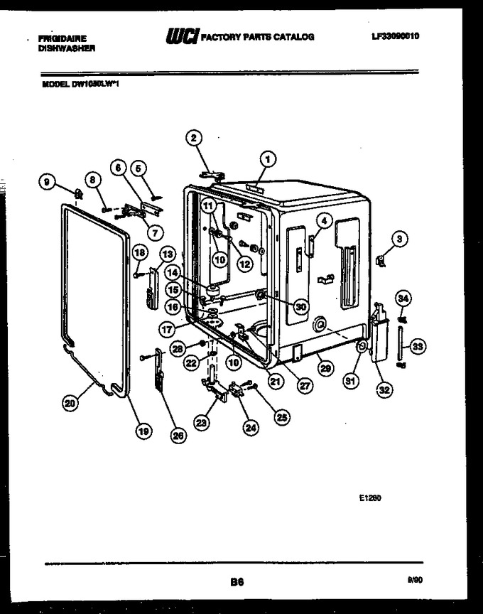 Diagram for DW1050LW1