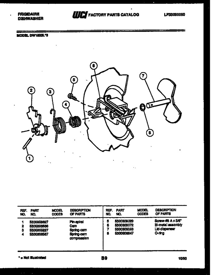 Diagram for DW1800LW3