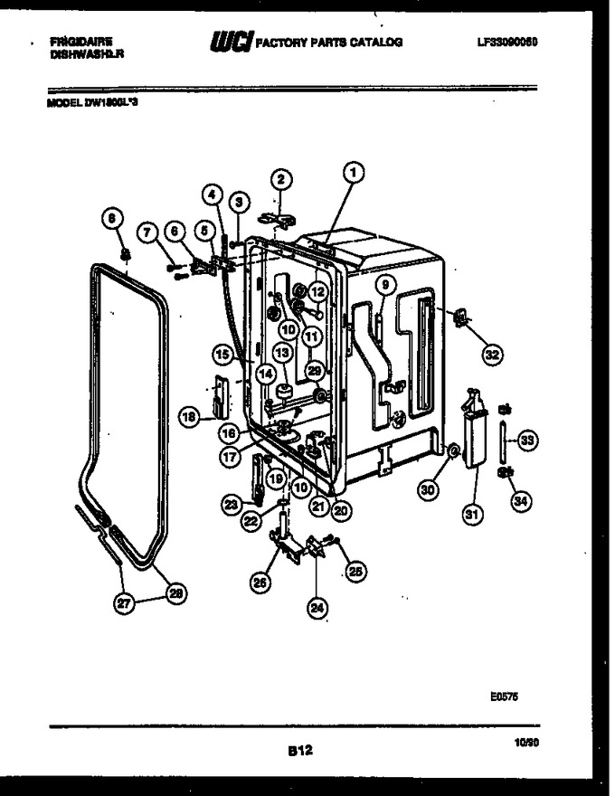 Diagram for DW1800LW3