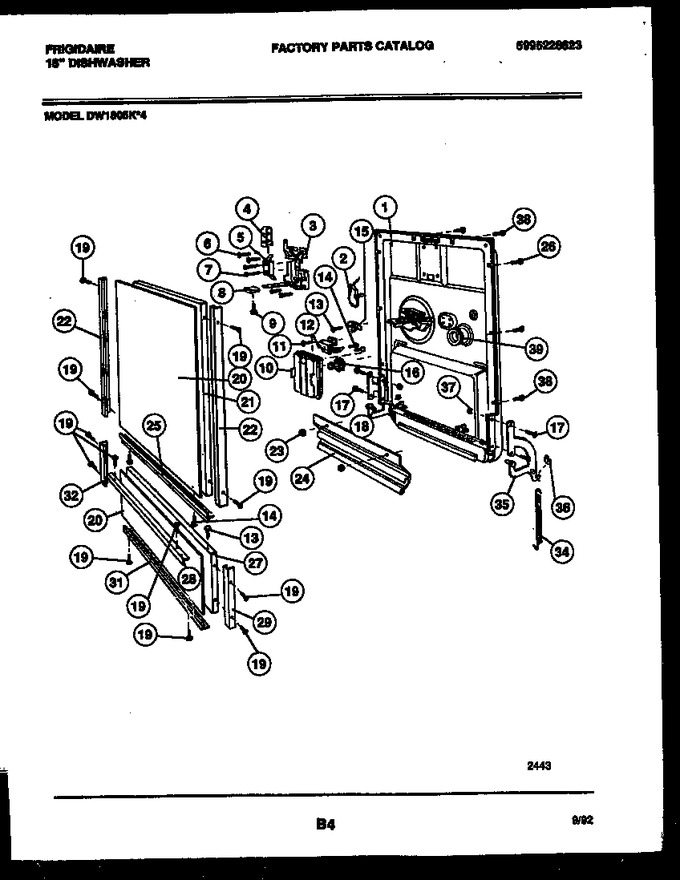 Diagram for DW1805KW4