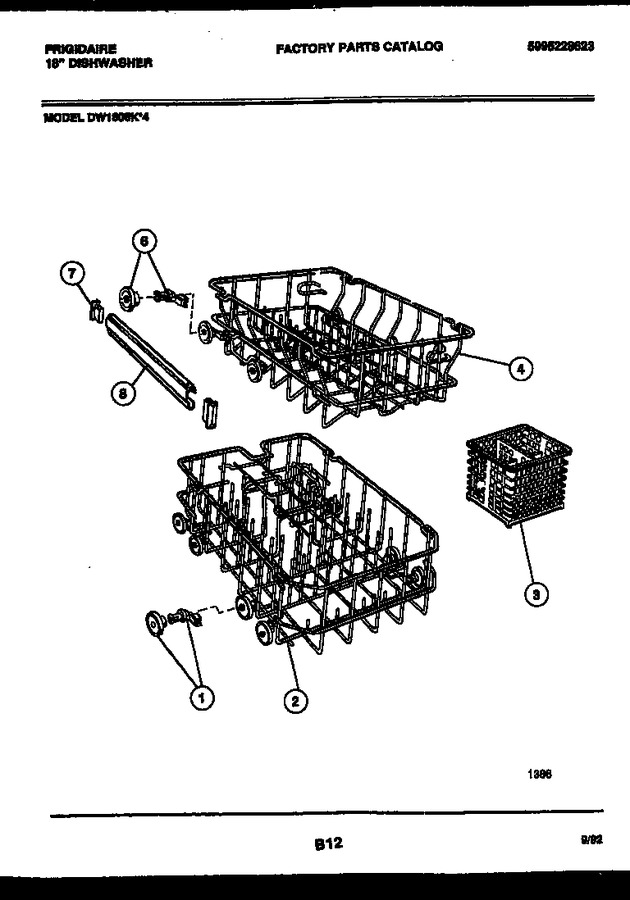 Diagram for DW1805KW4