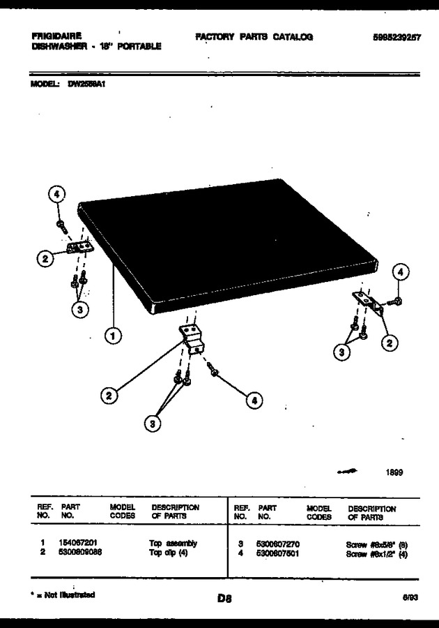 Diagram for DW2558A1