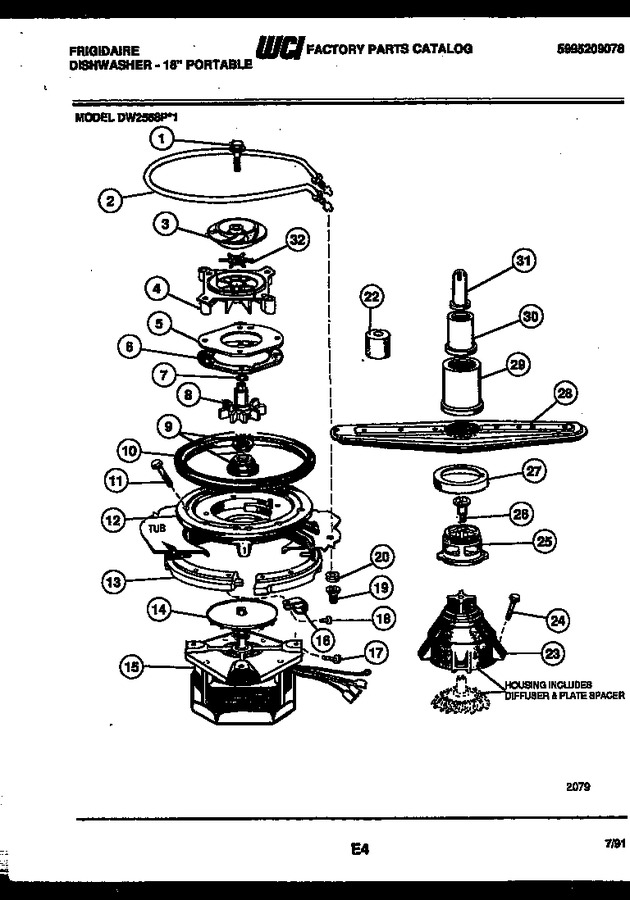 Diagram for DW2558PW1