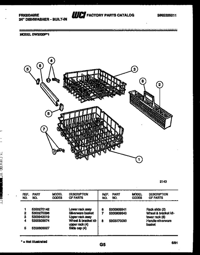 Diagram for DW3200PW1