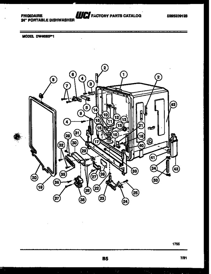 Diagram for DW4650PW1