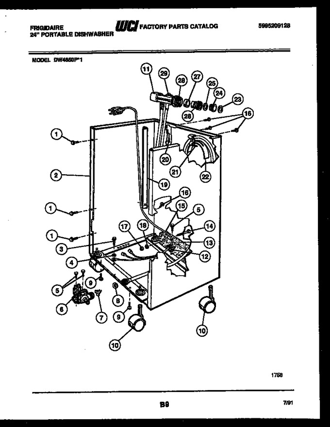 Diagram for DW4650PW1