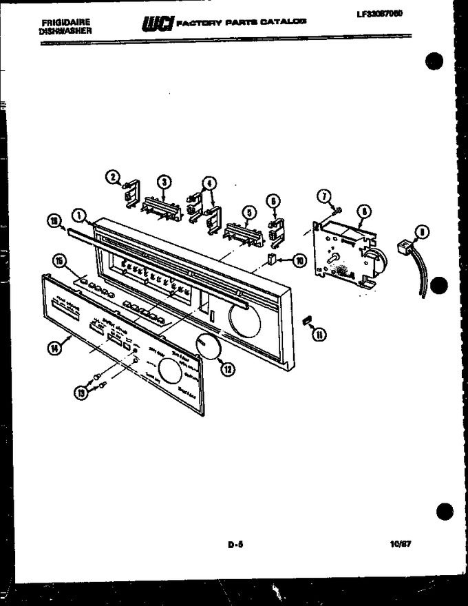 Diagram for DW5500CFW1