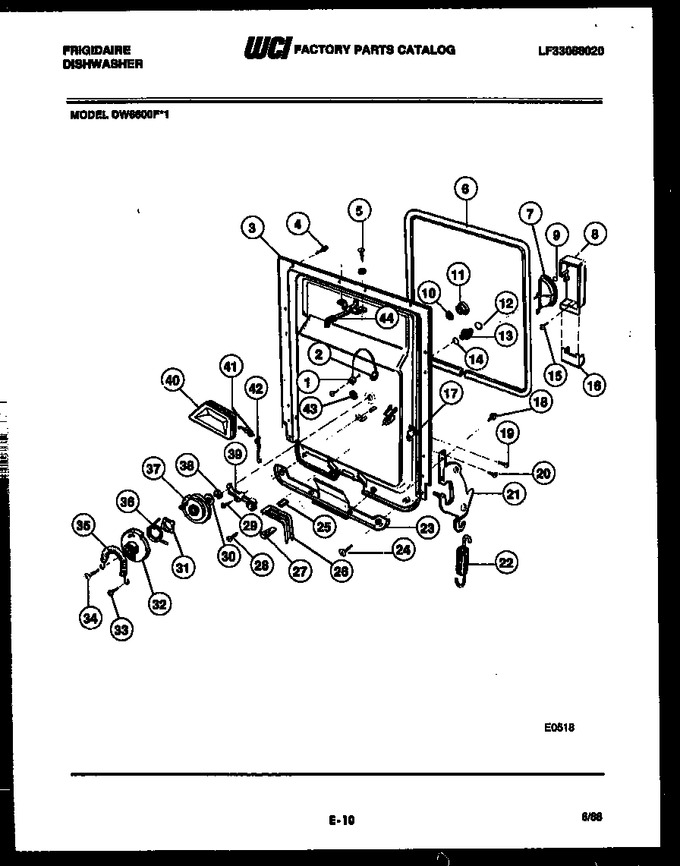 Diagram for DW6600FW1