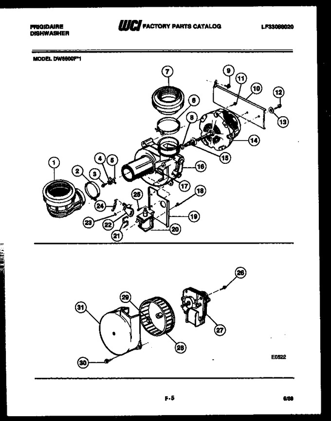 Diagram for DW6600FW1