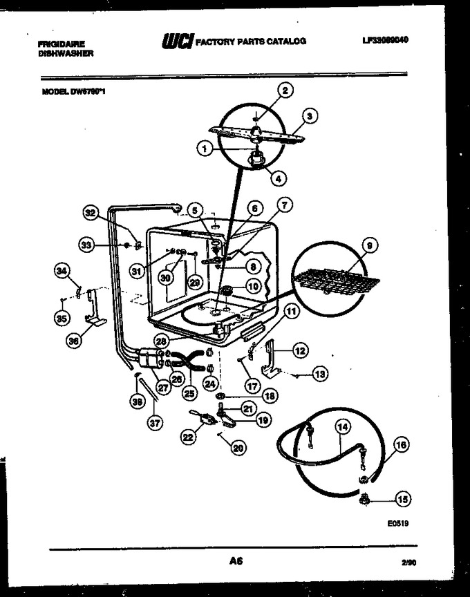 Diagram for DW6700LW1