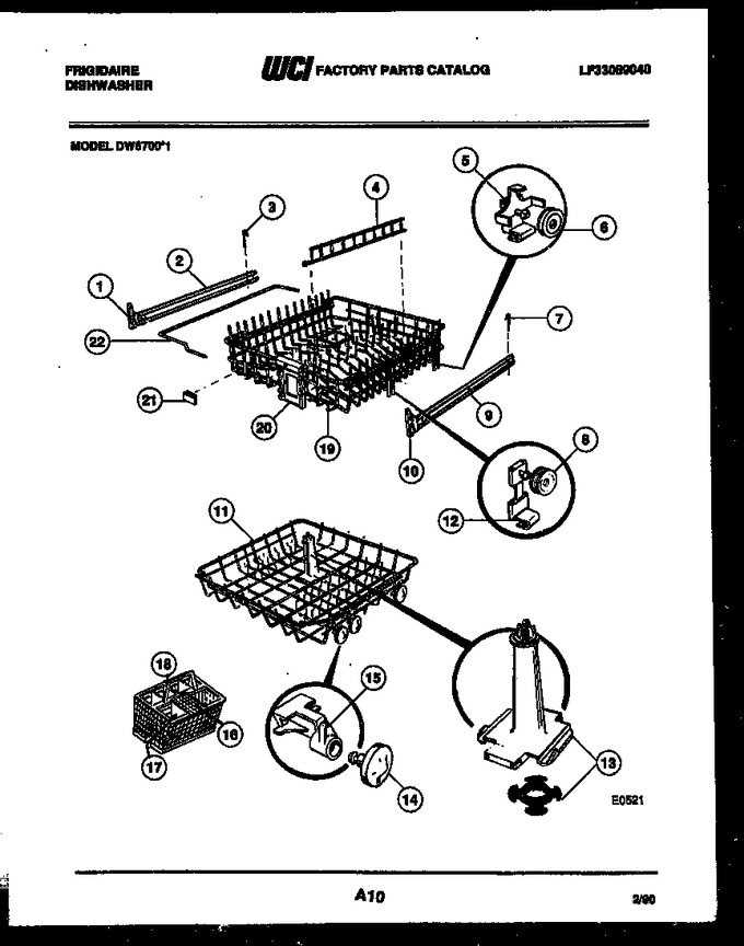 Diagram for DW6700LW1