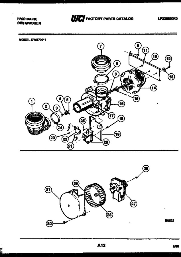 Diagram for DW6700LW1