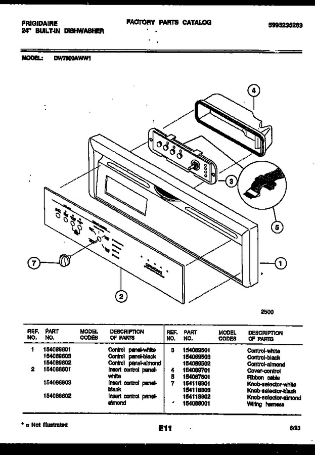 Diagram for DW7800AWL1