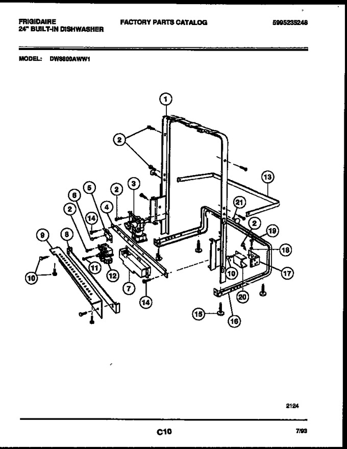 Diagram for DW8800AWW1