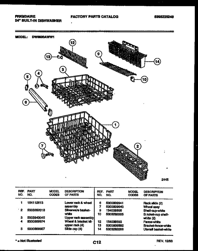 Diagram for DW8800AWL1