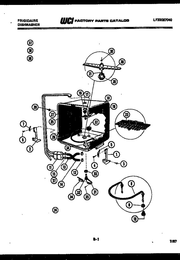 Diagram for DWF600EL1