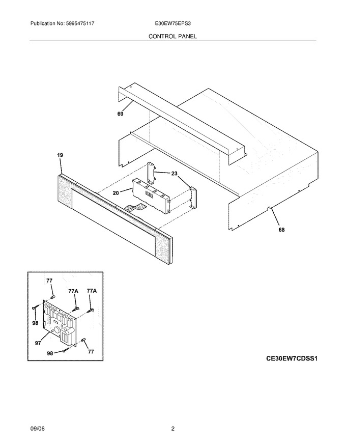 Diagram for E30EW75EPS3