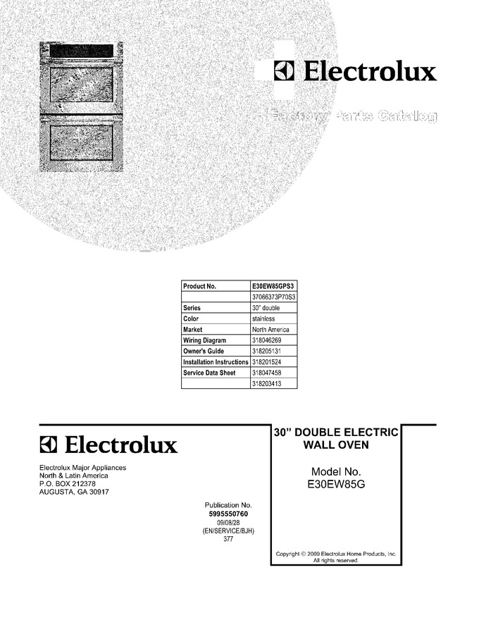 Diagram for E30EW85GPS3