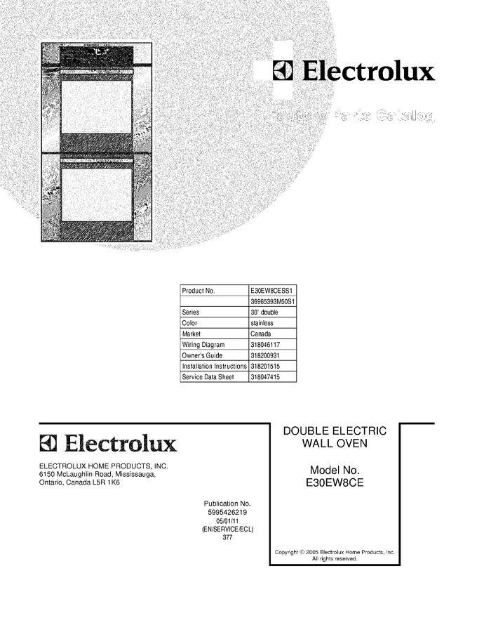 Diagram for E30EW8CESS1