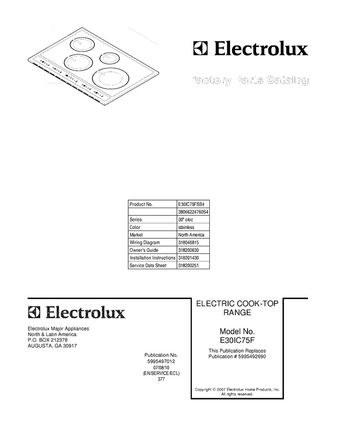 Diagram for E30IC75FSS4